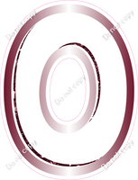 BBL 12" Individuals - Burgundy White