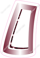 BBL 12" Individuals - Burgundy White