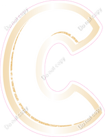 BBL 18" Individuals - Champagne White