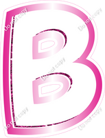 BBL 12" Individuals - Hot Pink White