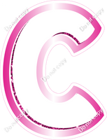BBL 12" Individuals - Hot Pink White