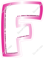 BBL 12" Individuals - Hot Pink White