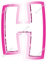 BBL 12" Individuals - Hot Pink White