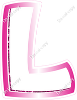 BBL 12" Individuals - Hot Pink White