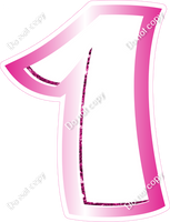 BBL 12" Individuals - Hot Pink White