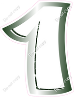 BBL 12" Individuals - Hunter Green White