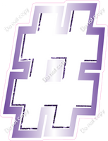 BBL 18" Individuals - Purple White