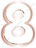 BBL 12" Individuals - Rose Gold White