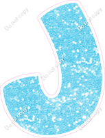 BBT 12" Individuals - Baby Blue Sparkle J