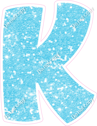 BBT 12" Individuals - Baby Blue Sparkle K