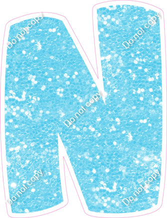 BBT 12" Individuals - Baby Blue Sparkle N