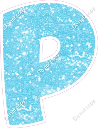 BBT 12" Individuals - Baby Blue Sparkle P