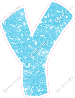 BBT 12" Individuals - Baby Blue Sparkle Y