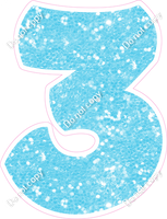 BBT 12" Individuals - Baby Blue Sparkle 3