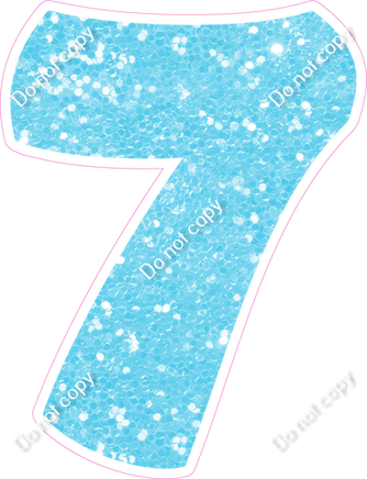 BBT 12" Individuals - Baby Blue Sparkle 7