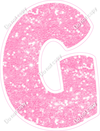 BBT 12" Individuals - Baby Pink Sparkle G