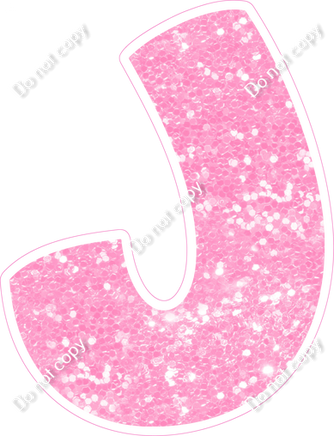 BBT 12" Individuals - Baby Pink Sparkle J