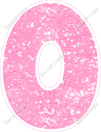 BBT 12" Individuals - Baby Pink Sparkle O