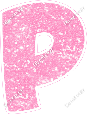 BBT 12" Individuals - Baby Pink Sparkle P