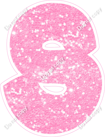 BBT 12" Individuals - Baby Pink Sparkle S