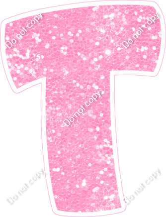 BBT 12" Individuals - Baby Pink Sparkle T