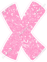 BBT 12" Individuals - Baby Pink Sparkle X