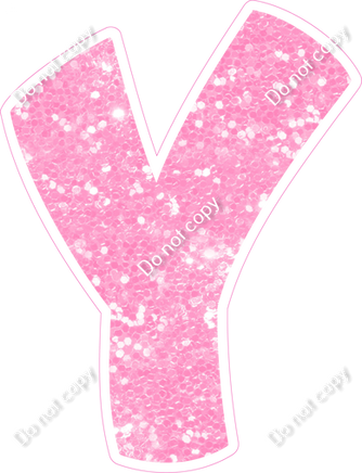 BBT 12" Individuals - Baby Pink Sparkle Y