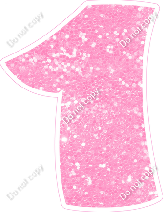 BBT 12" Individuals - Baby Pink Sparkle 1