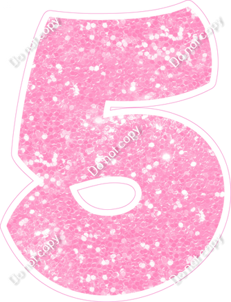 BBT 12" Individuals - Baby Pink Sparkle 5