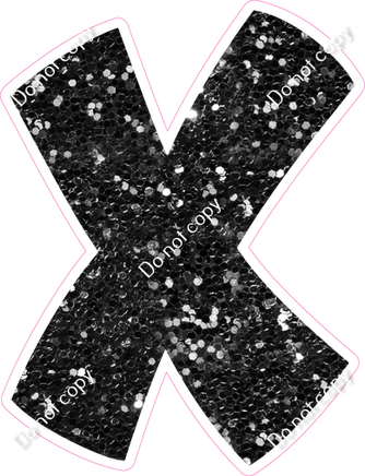 BBT 12" Individuals - Black Sparkle X