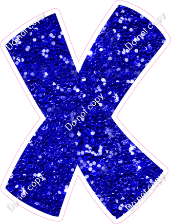 BBT 12" Individuals - Blue Sparkle X