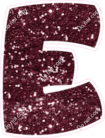 BBT 12" Individuals - Burgundy Sparkle E