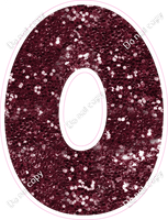 BBT 12" Individuals - Burgundy Sparkle O