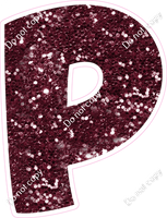 BBT 12" Individuals - Burgundy Sparkle P