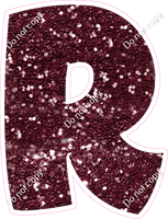 BBT 12" Individuals - Burgundy Sparkle R