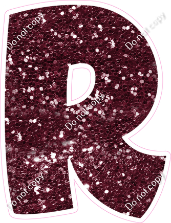 BBT 12" Individuals - Burgundy Sparkle R