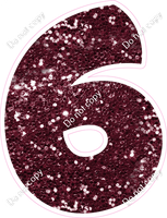 BBT 12" Individuals - Burgundy Sparkle 6