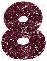 BBT 12" Individuals - Burgundy Sparkle 8