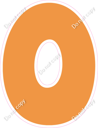 BBT 12" Individuals - Flat Amber O