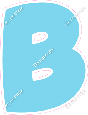 BBT 12" Individuals - Flat Baby Blue B