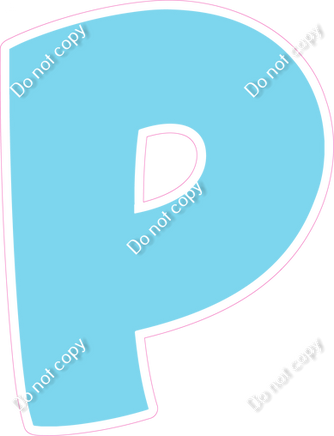 BBT 12" Individuals - Flat Baby Blue P