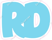 BBT 12" Individuals - Flat Baby Blue RD