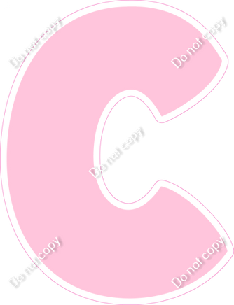 BBT 12" Individuals - Flat Baby Pink C