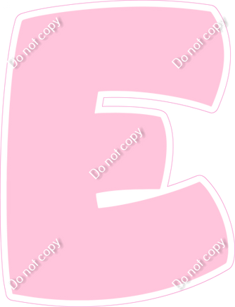 BBT 12" Individuals - Flat Baby Pink E