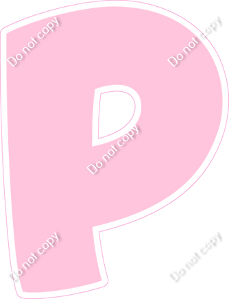 BBT 12" Individuals - Flat Baby Pink P