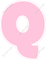 BBT 12" Individuals - Flat Baby Pink Q