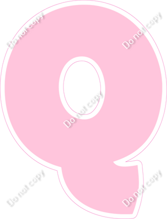 BBT 12" Individuals - Flat Baby Pink Q