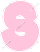 BBT 12" Individuals - Flat Baby Pink S