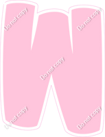 BBT 12" Individuals - Flat Baby Pink W