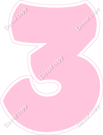 BBT 12" Individuals - Flat Baby Pink 3